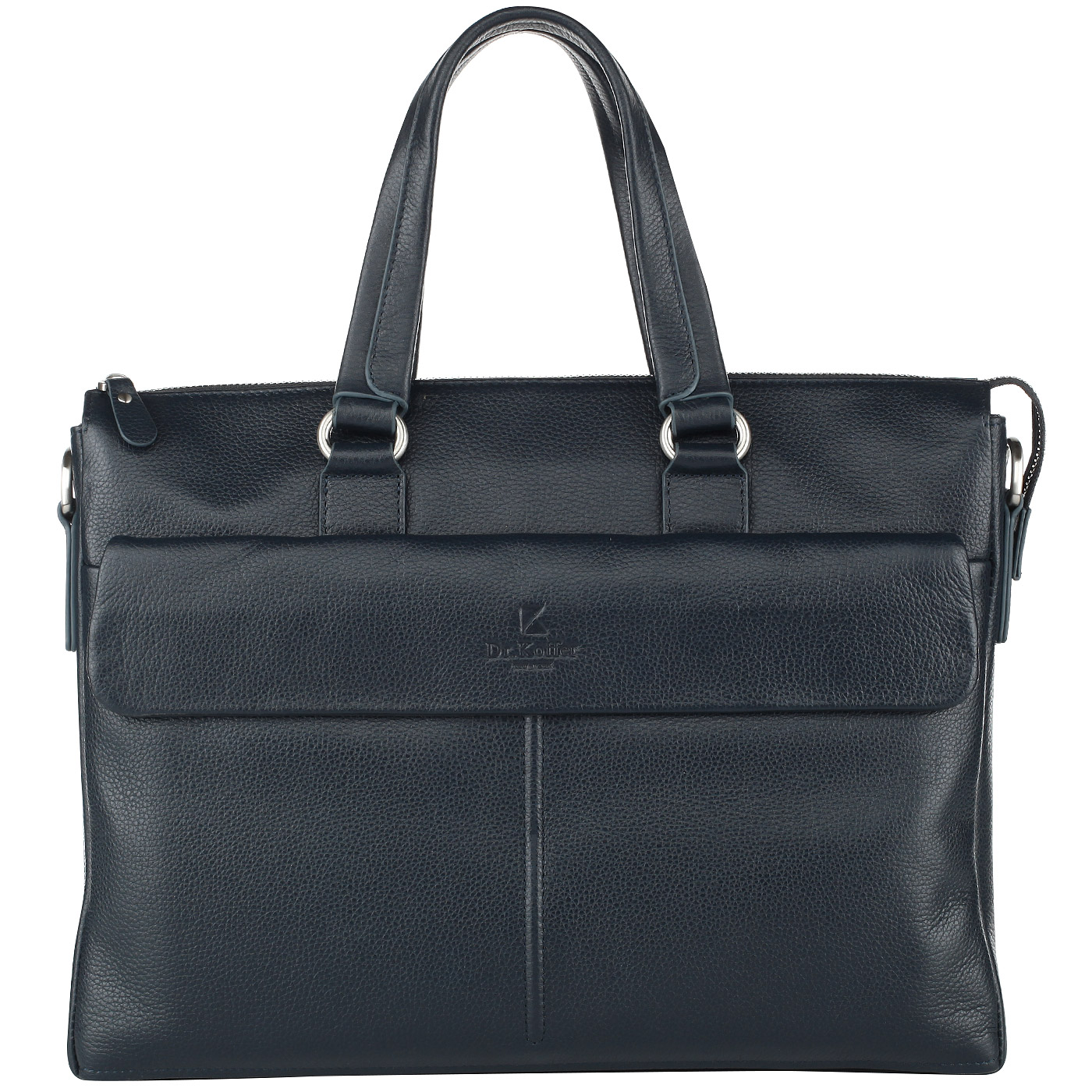 Dr. Koffer Деловая кожаная сумка с отделением для ноутбука
