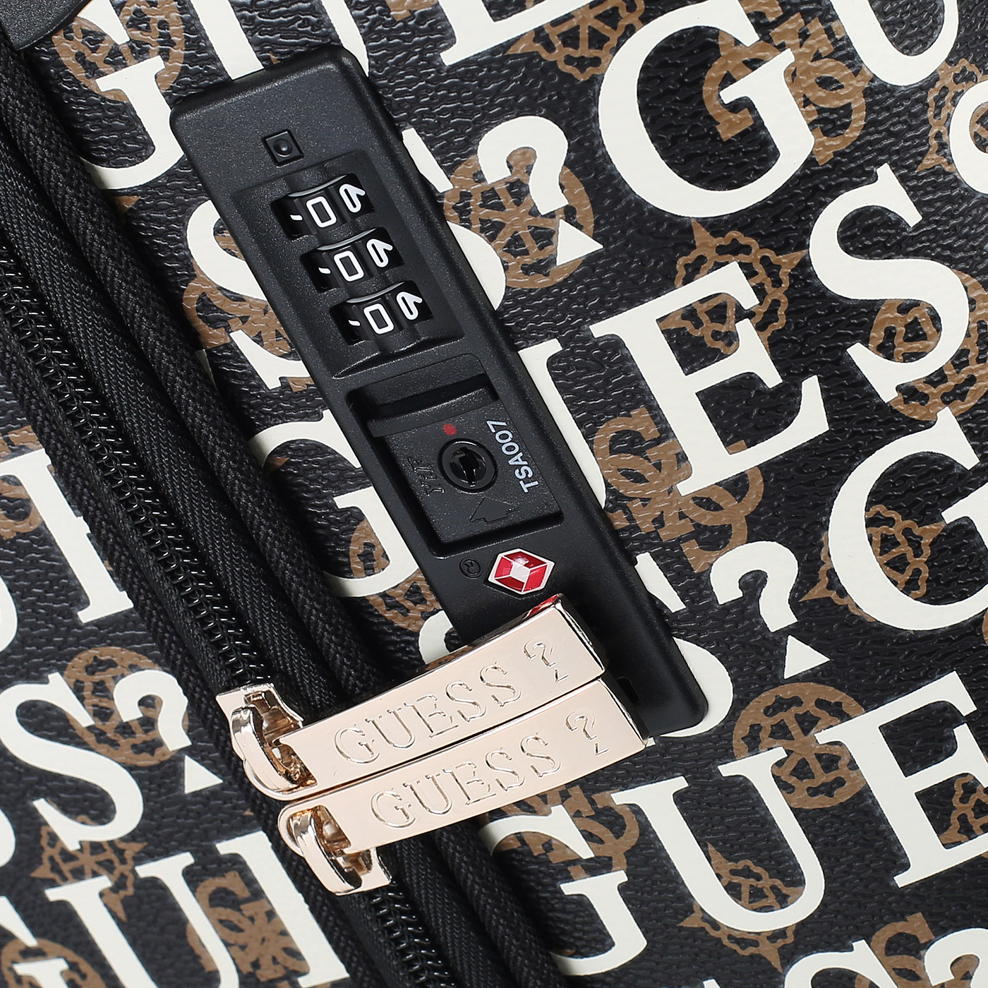 Чемодан маленький S из полиурeтана Guess Stark