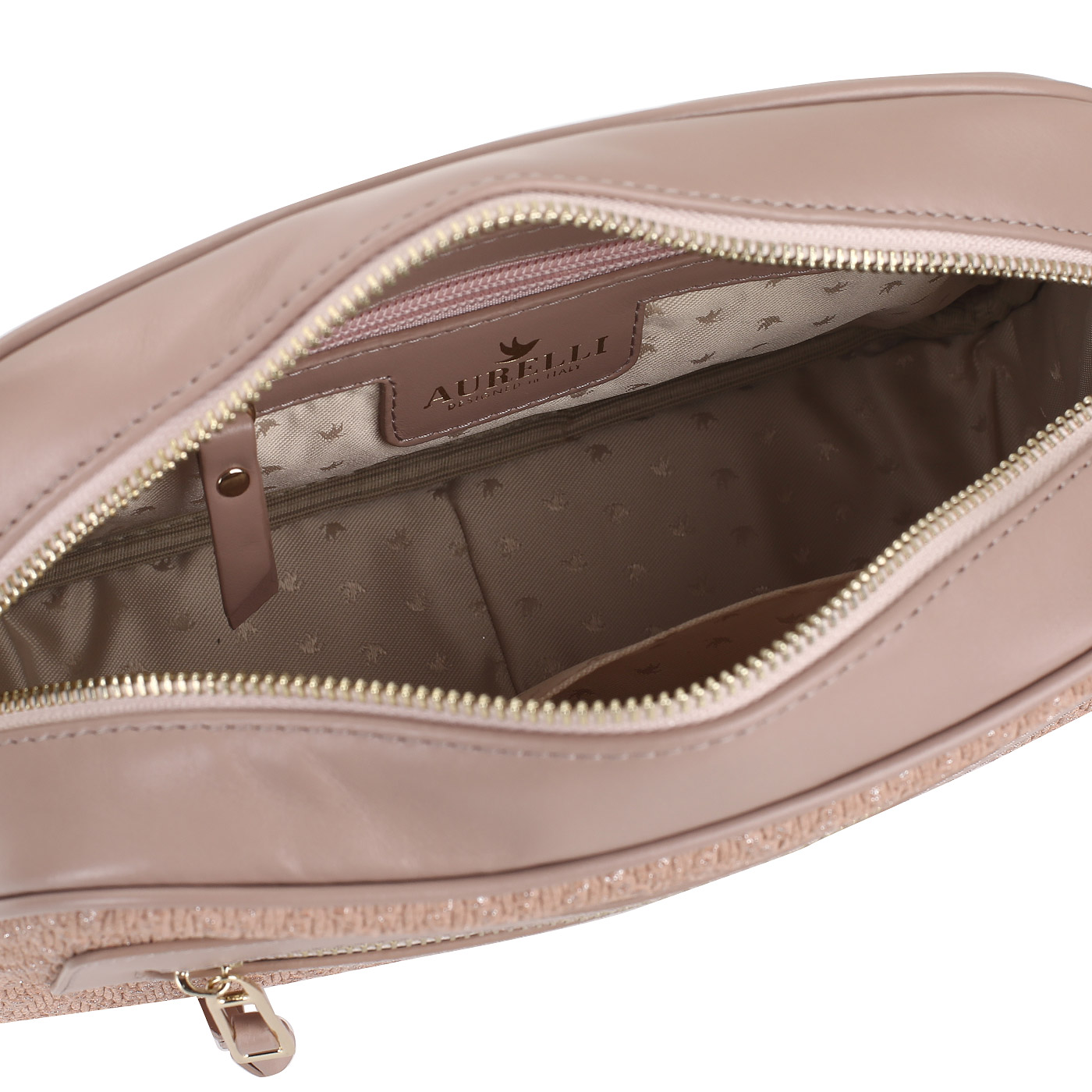 Сумка из кожи и замши Aurelli 