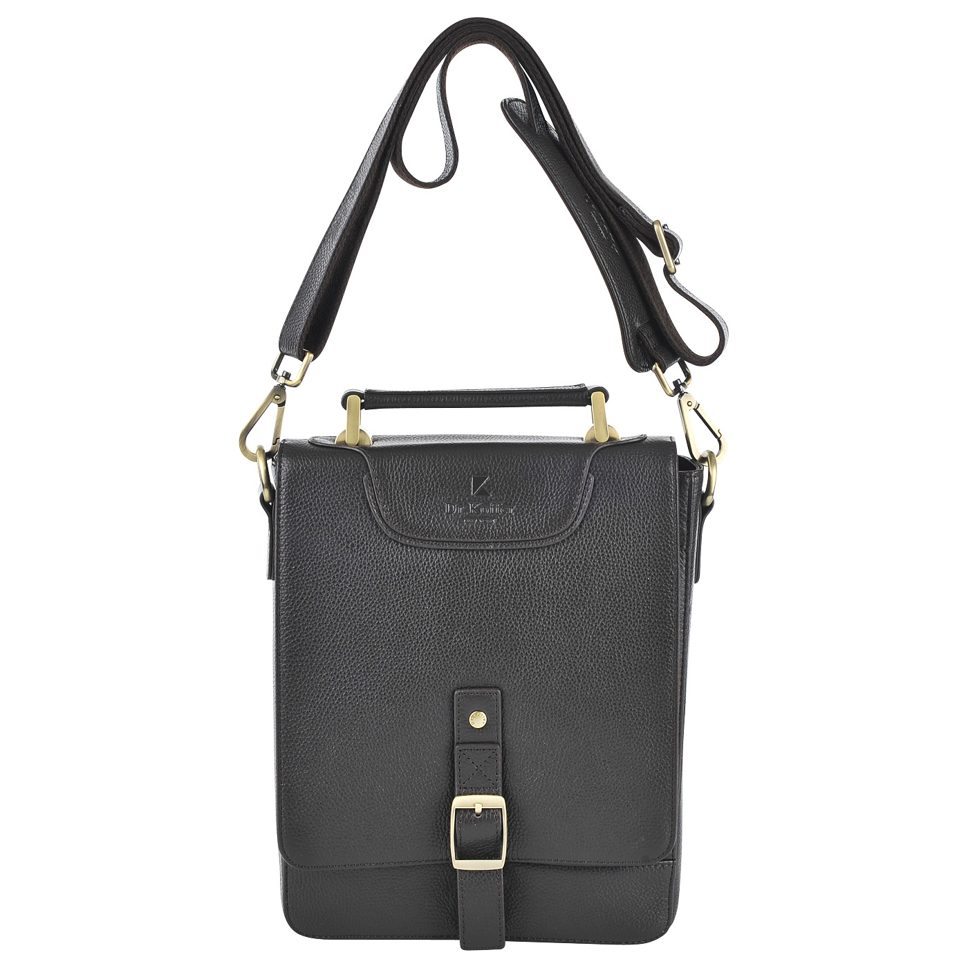 Dr. Koffer Мужская кожаная сумка через плечо