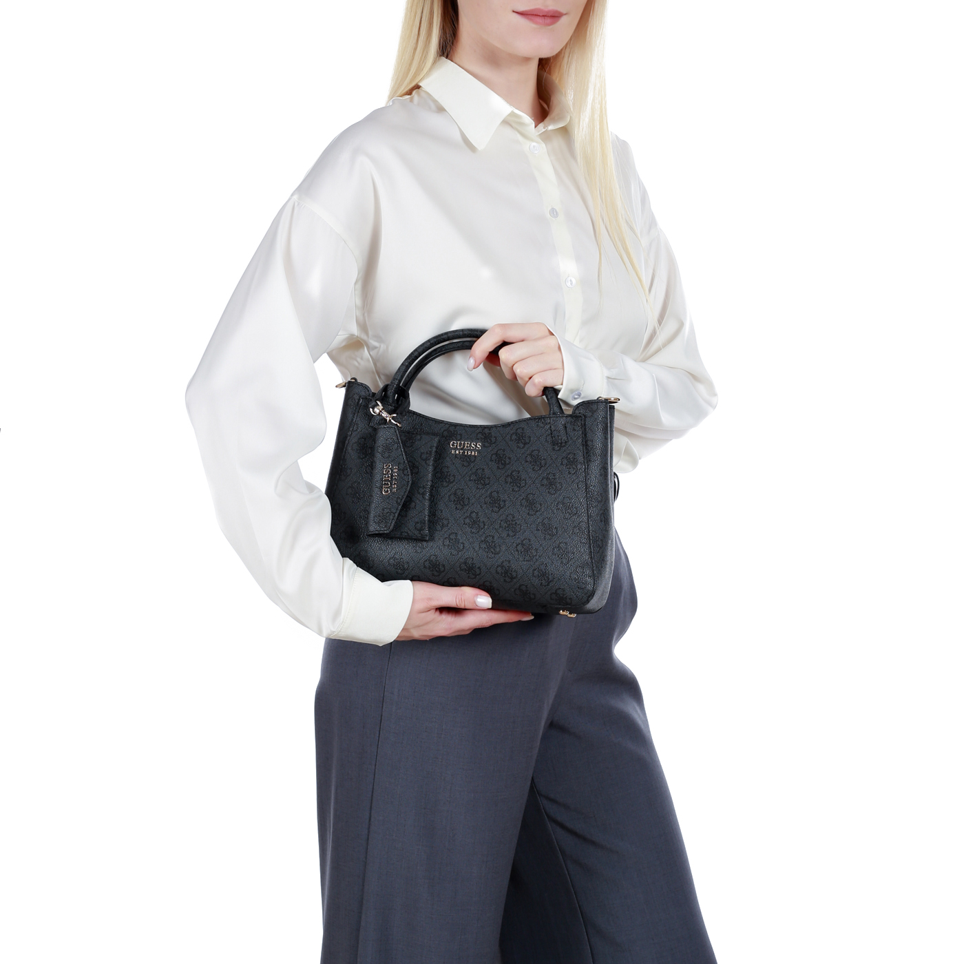 Сумка с брелоком Guess Brenton