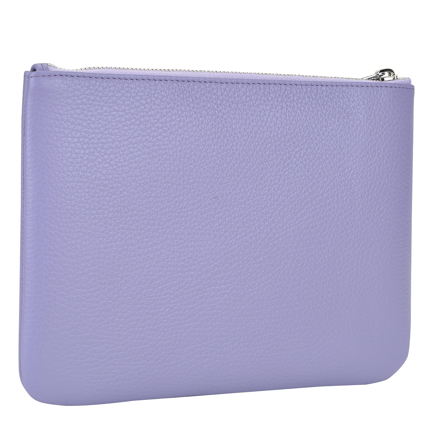 Лиловая женская косметичка из натуральной кожи Aurelli 