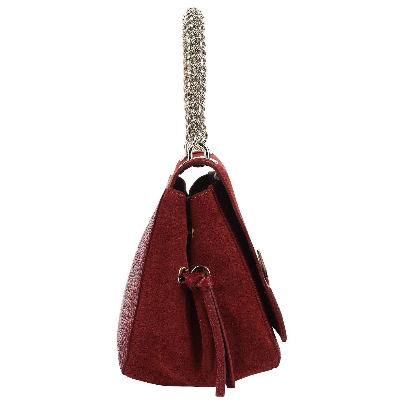 Сумка из кожи и замши Gilda Tonelli Cerv Cam