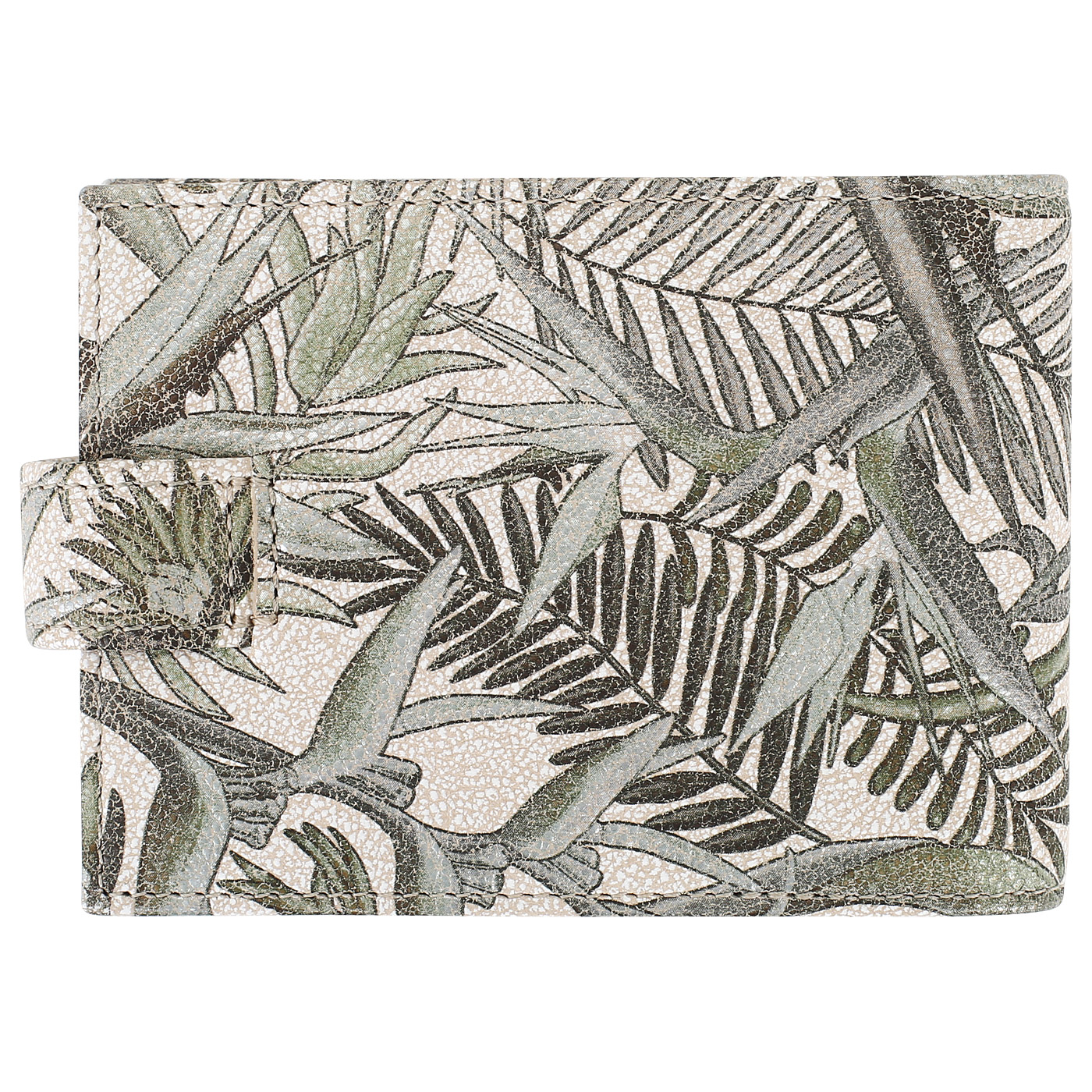 Кожаная визитница Aurelli Luna tropico