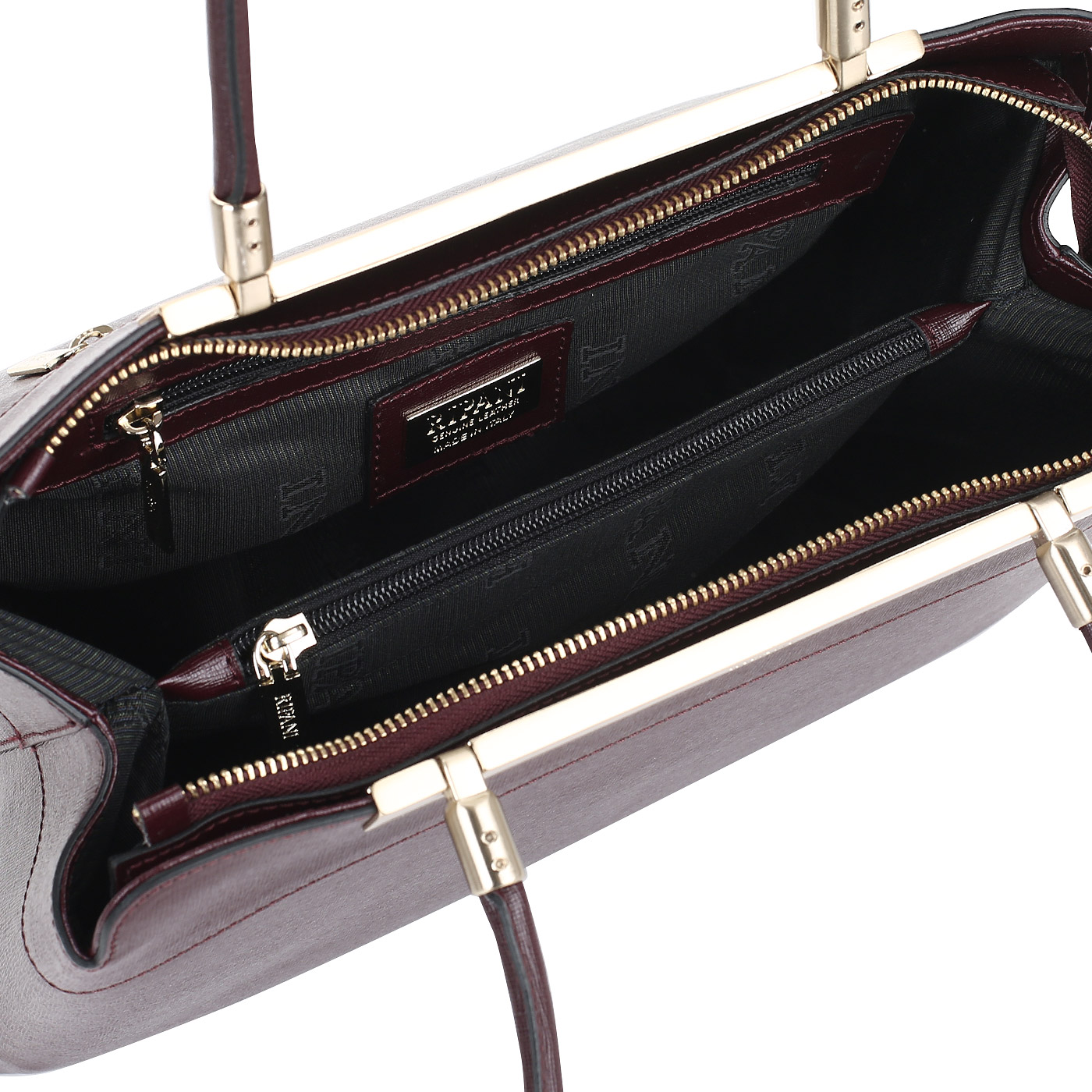 Сафьяновая сумка с длинными ручками Ripani Calatea