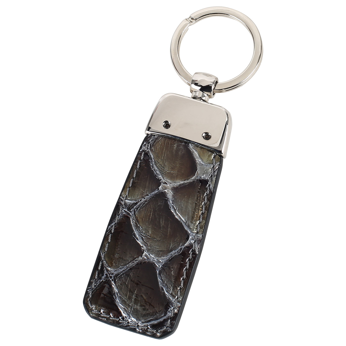 Кожаный лакированный брелок Neri Karra 