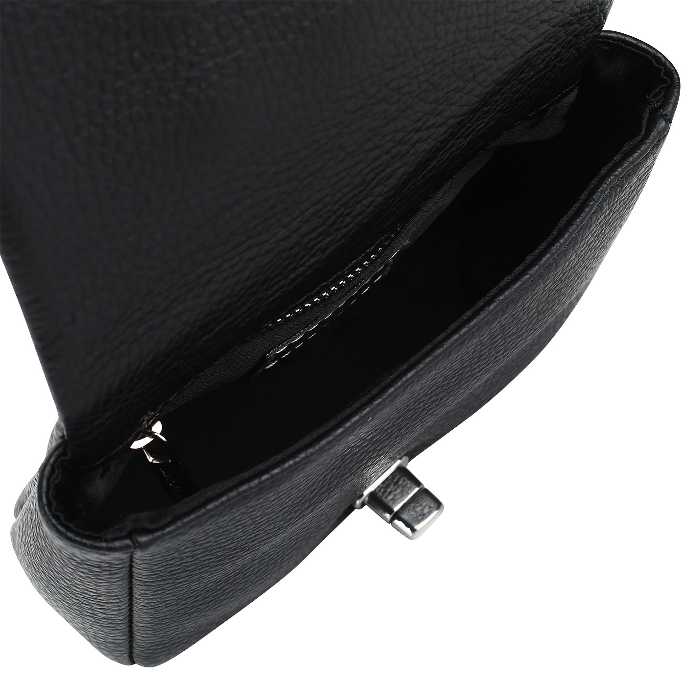 Черная сумочка на пояс Marina Creazioni 