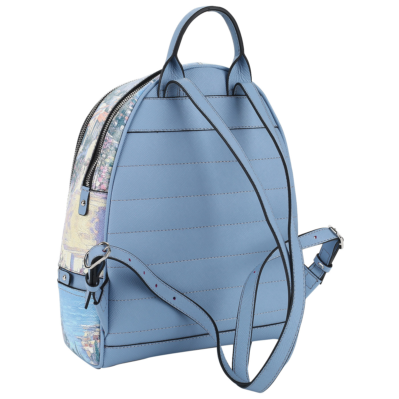 Сафьяновый рюкзак с принтом Chatte 