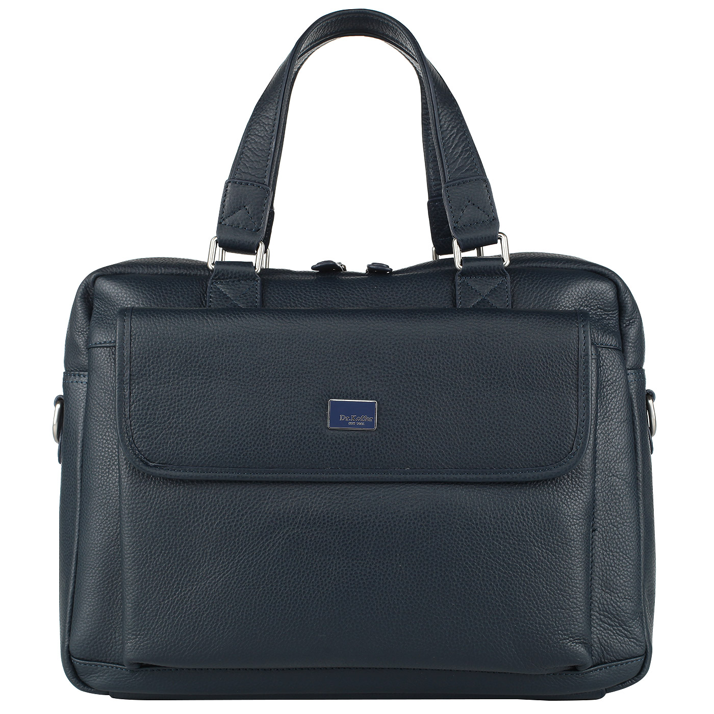 Dr. Koffer Мужская кожаная деловая сумка с плечевым ремешком