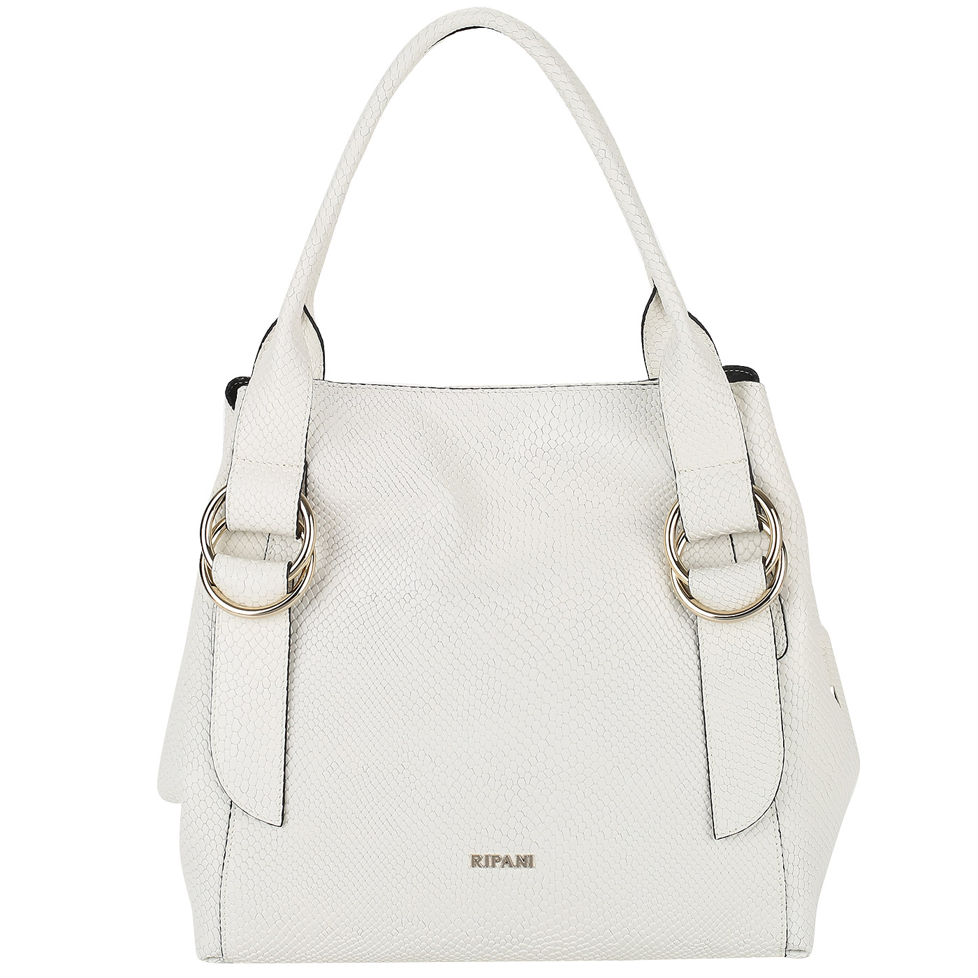 Ripani Кремовая сумка на молнии