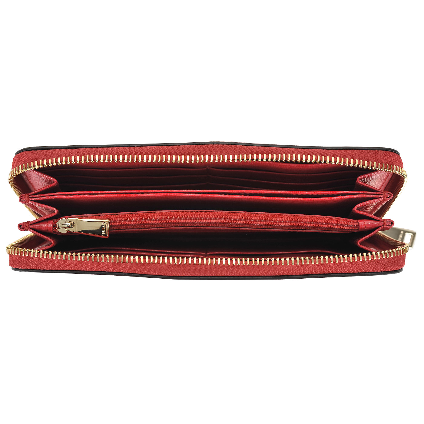 Женское портмоне из сафьяновой кожи на молнии Furla Babylon