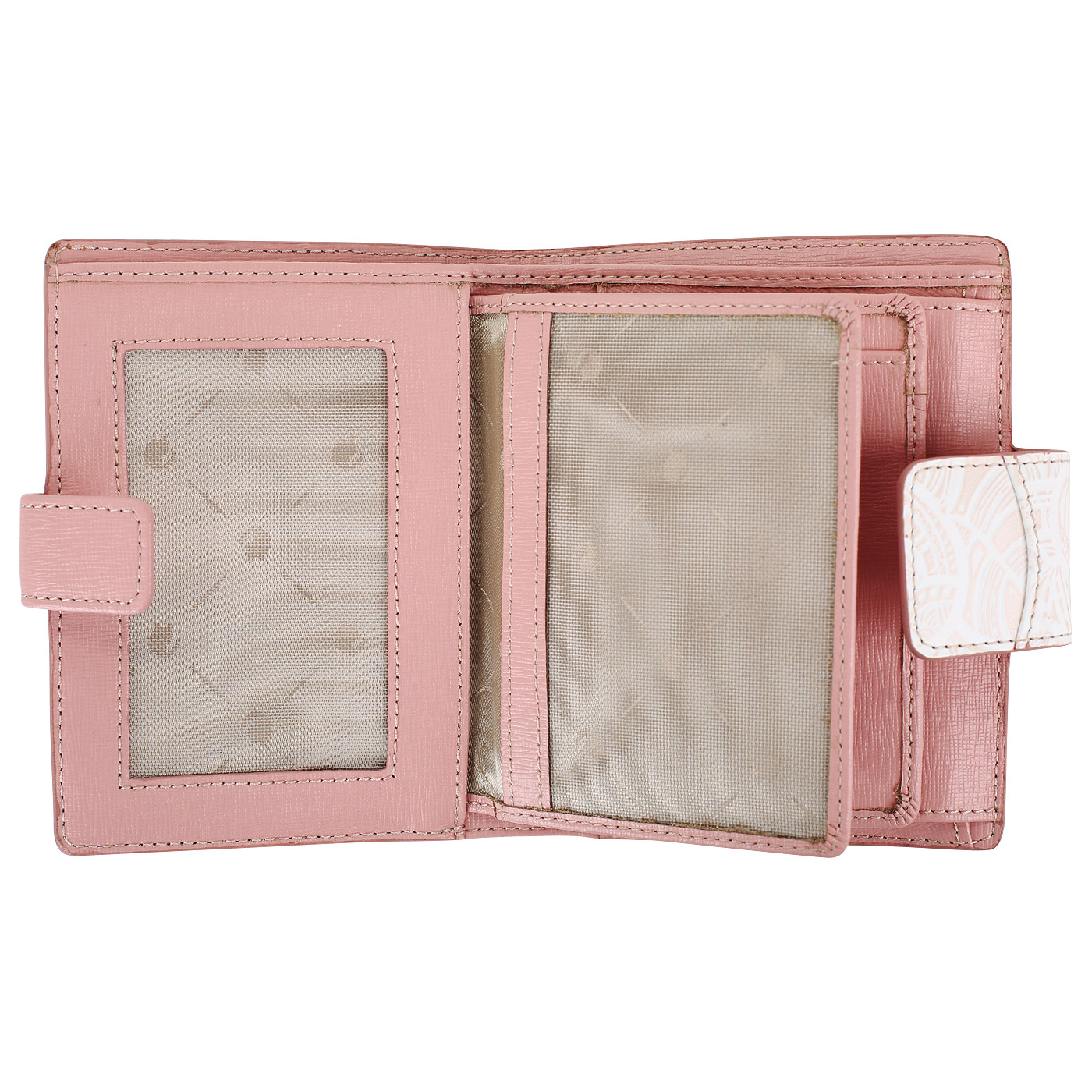 Кожаный кошелек на кнопке Chatte Bloom