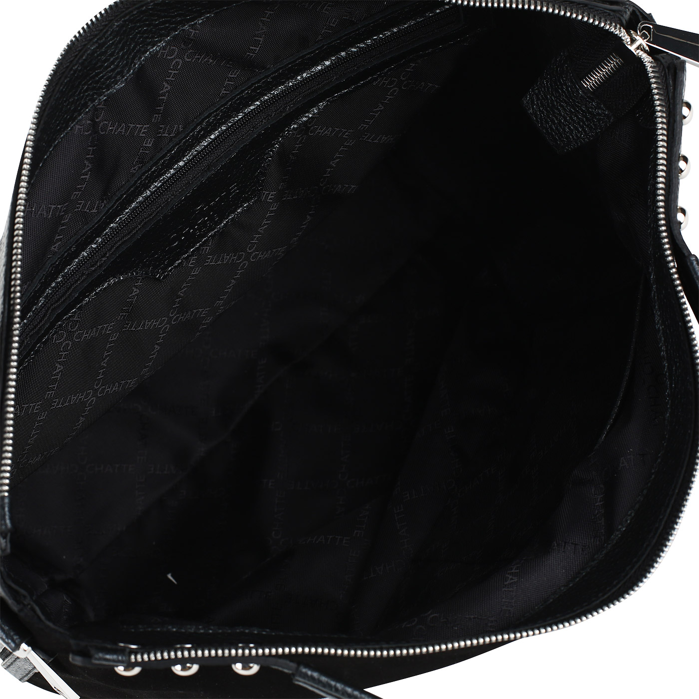 Сумка из металлизированной кожи Chatte 