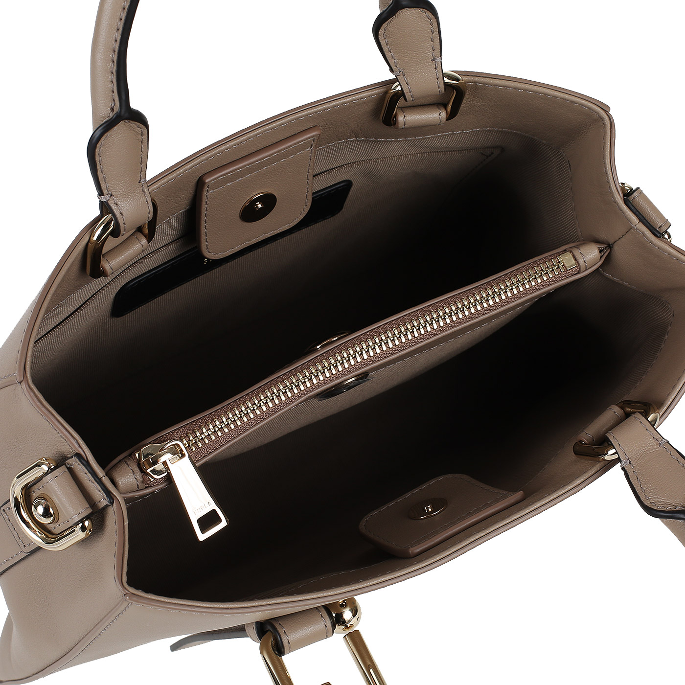 Кожаная сумка Furla Nuvola