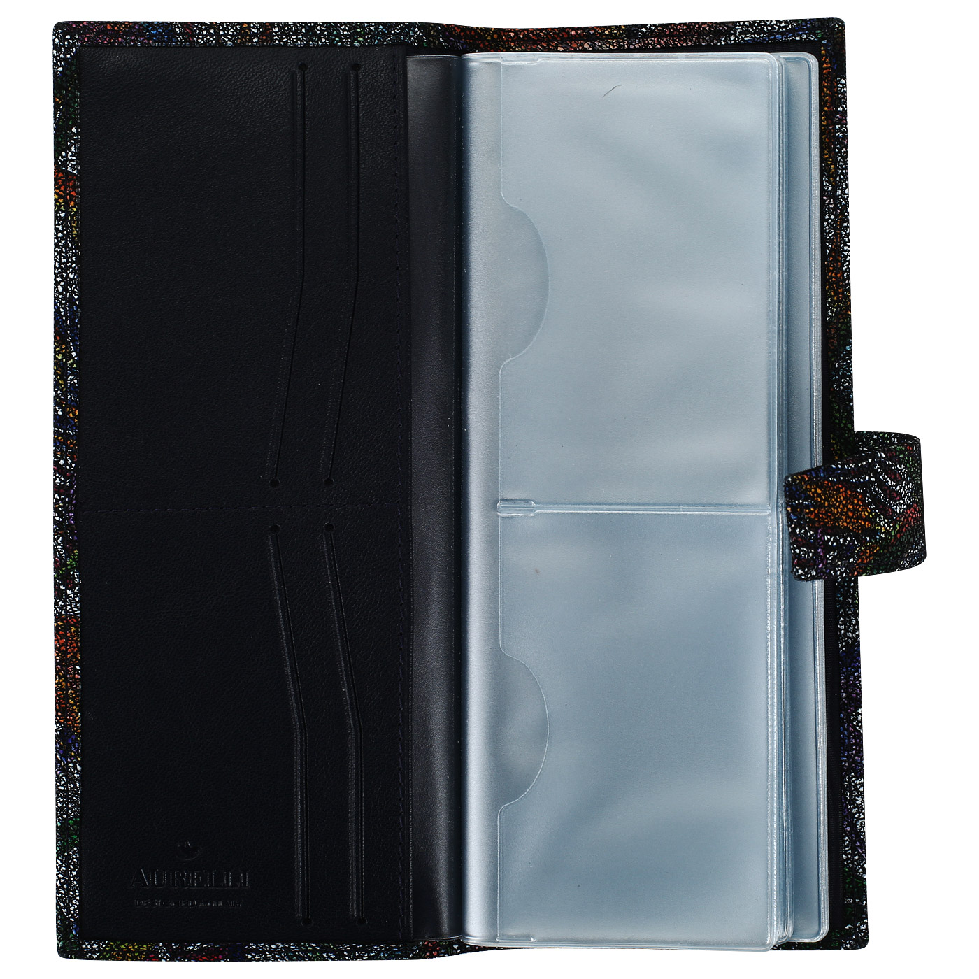 Кожаная визитница Aurelli Luna tropico