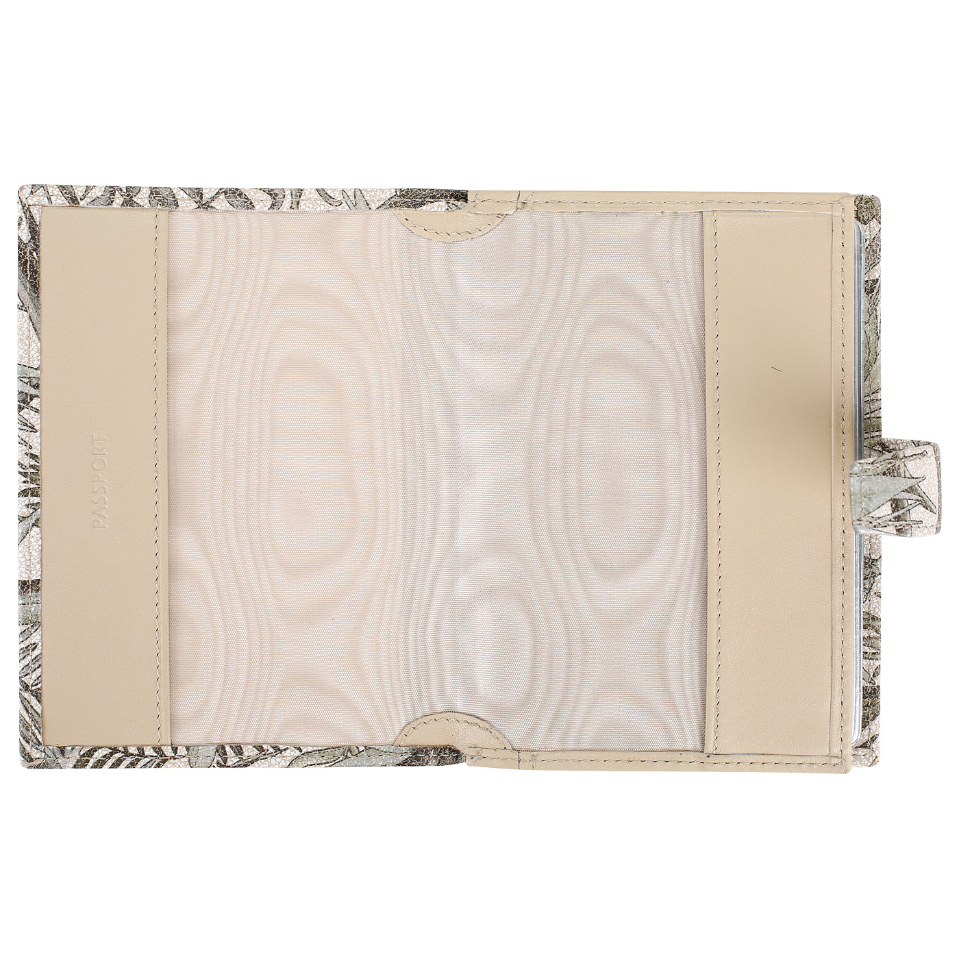 Кожаная обложка для паспорта и автодокументов Aurelli Luna tropico