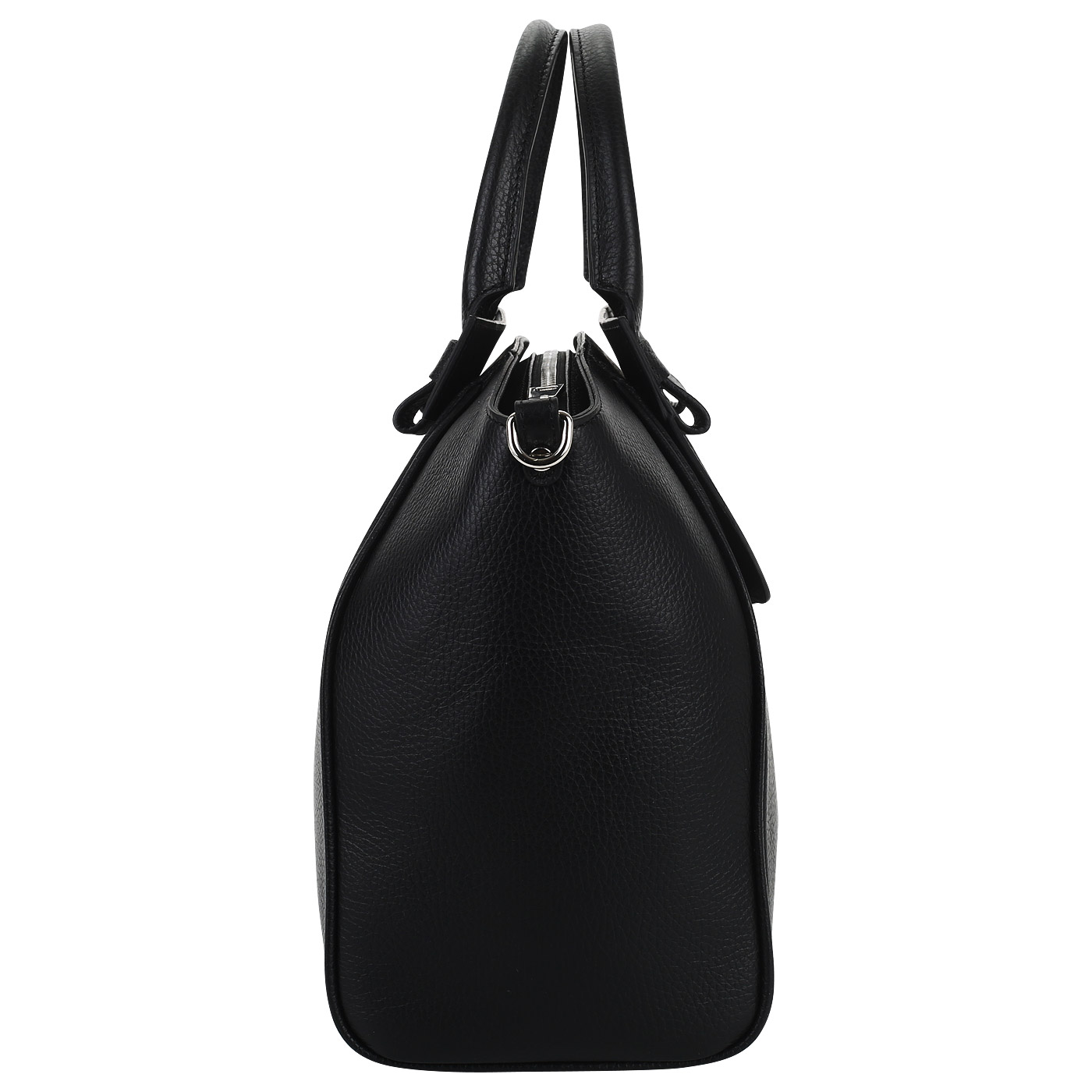 Черная кожаная сумка Chatte 