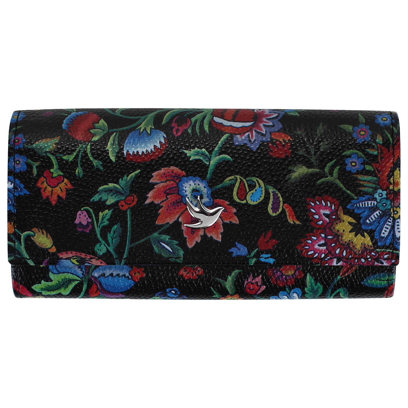 Aurelli Женская ключница на кнопке с цветочным принтом