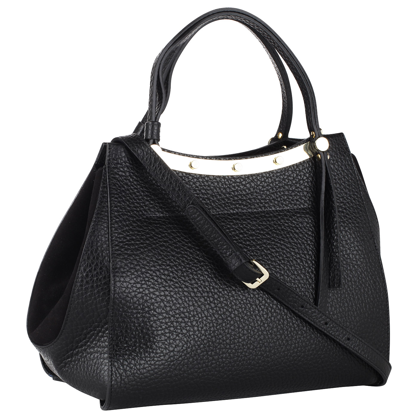 Кожаная сумка на двойной молнии Carlo Salvatelli Cervino