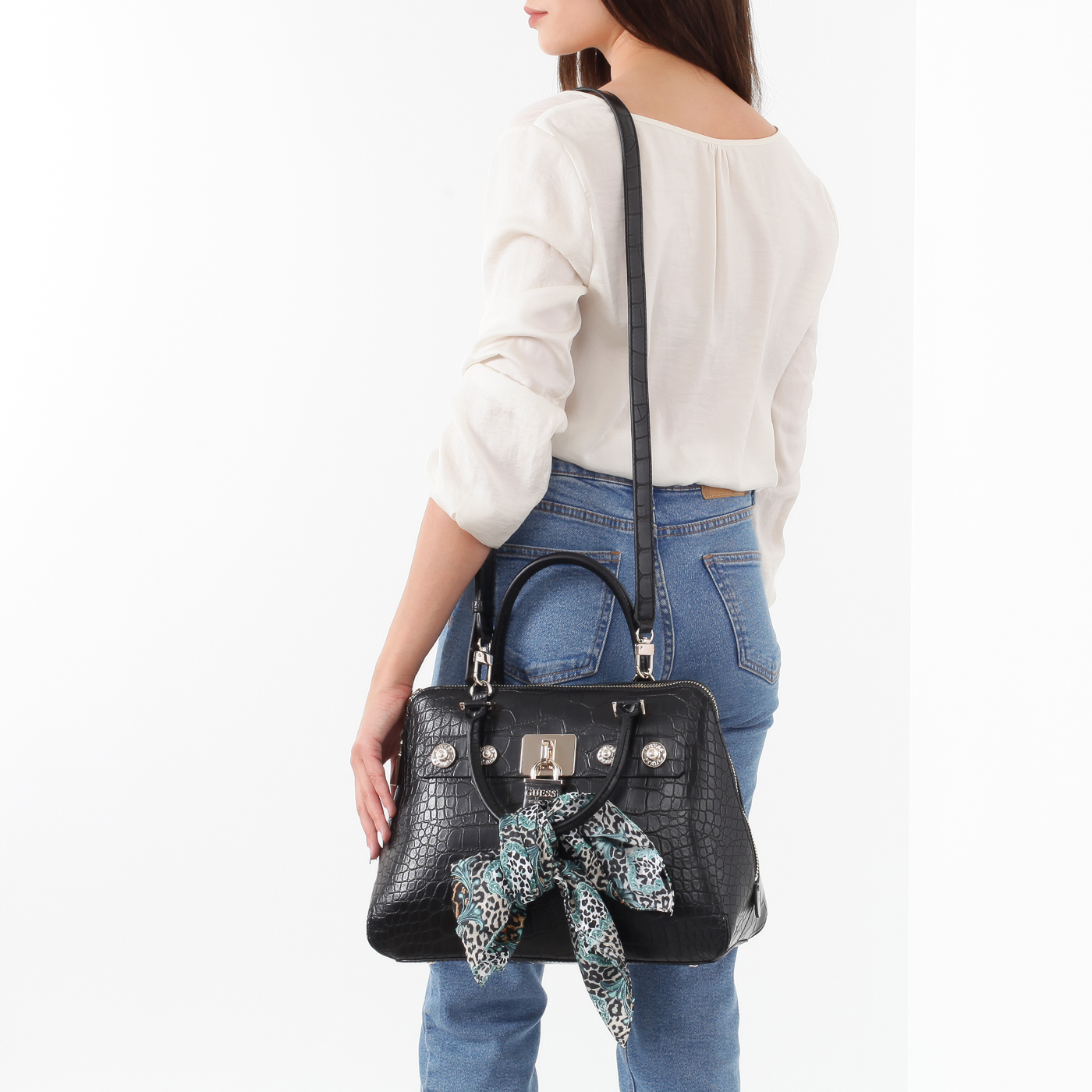 Черная сумка Guess Anne Marie