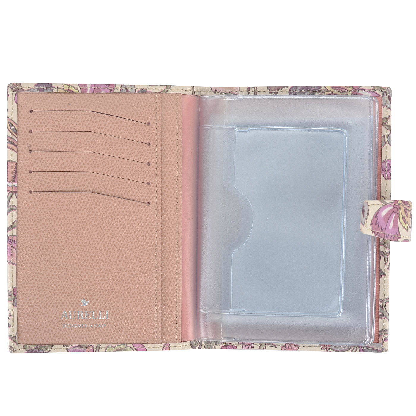 Кожаная обложка для автодокументов Aurelli Alma fiore