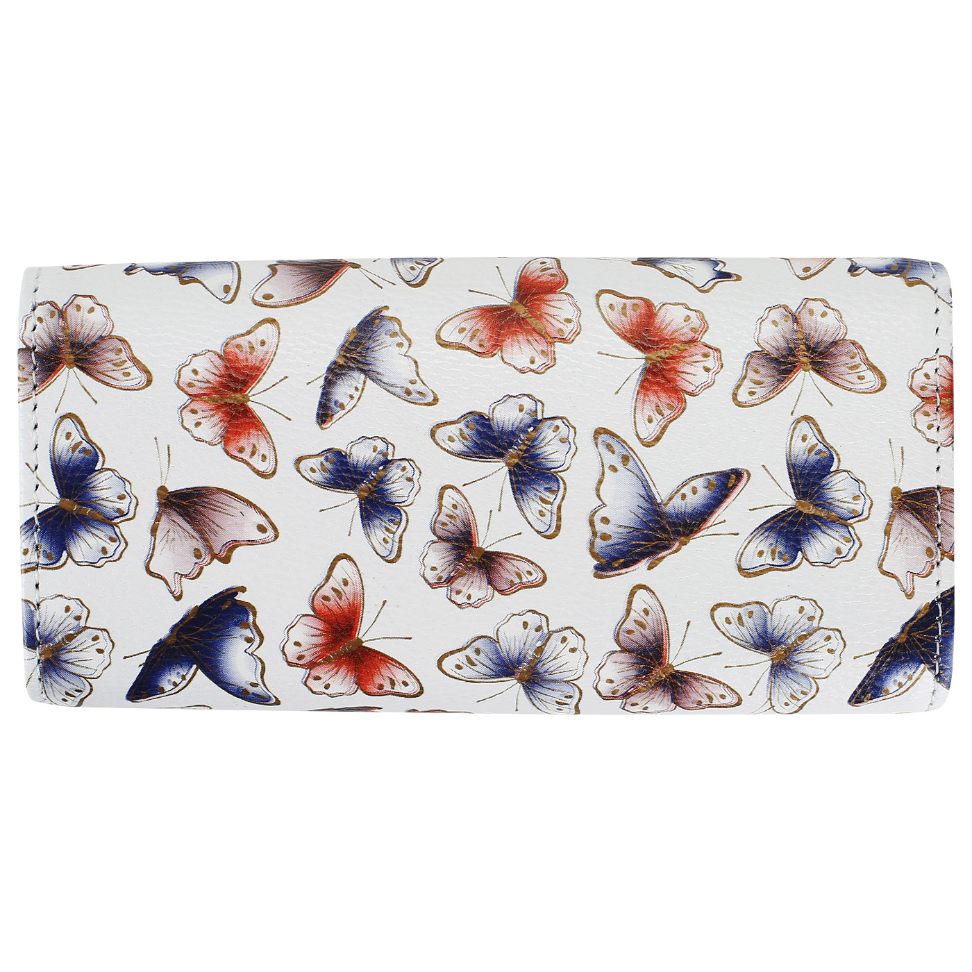 Кожаная ключница на кнопке Aurelli Alma fantasia