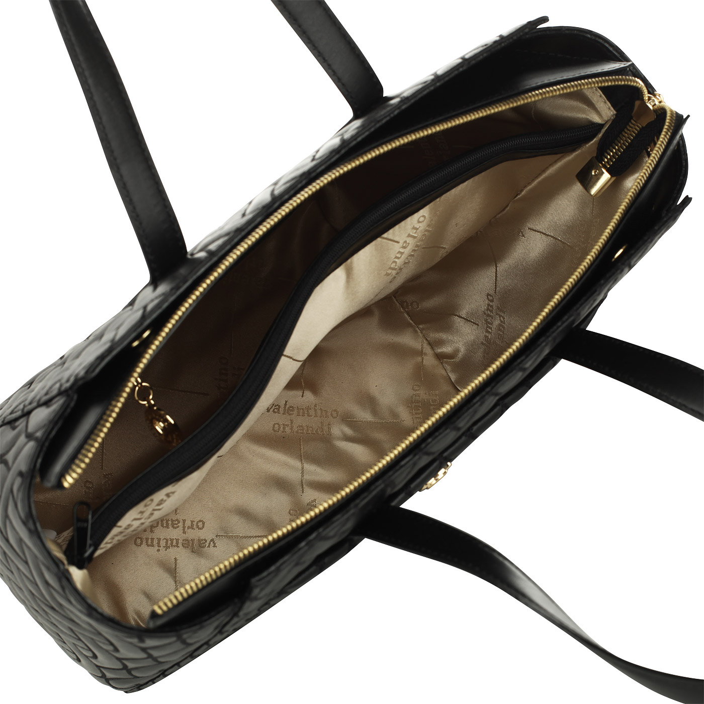 Сумка-трапеция из кожи Valentino Orlandi Malika