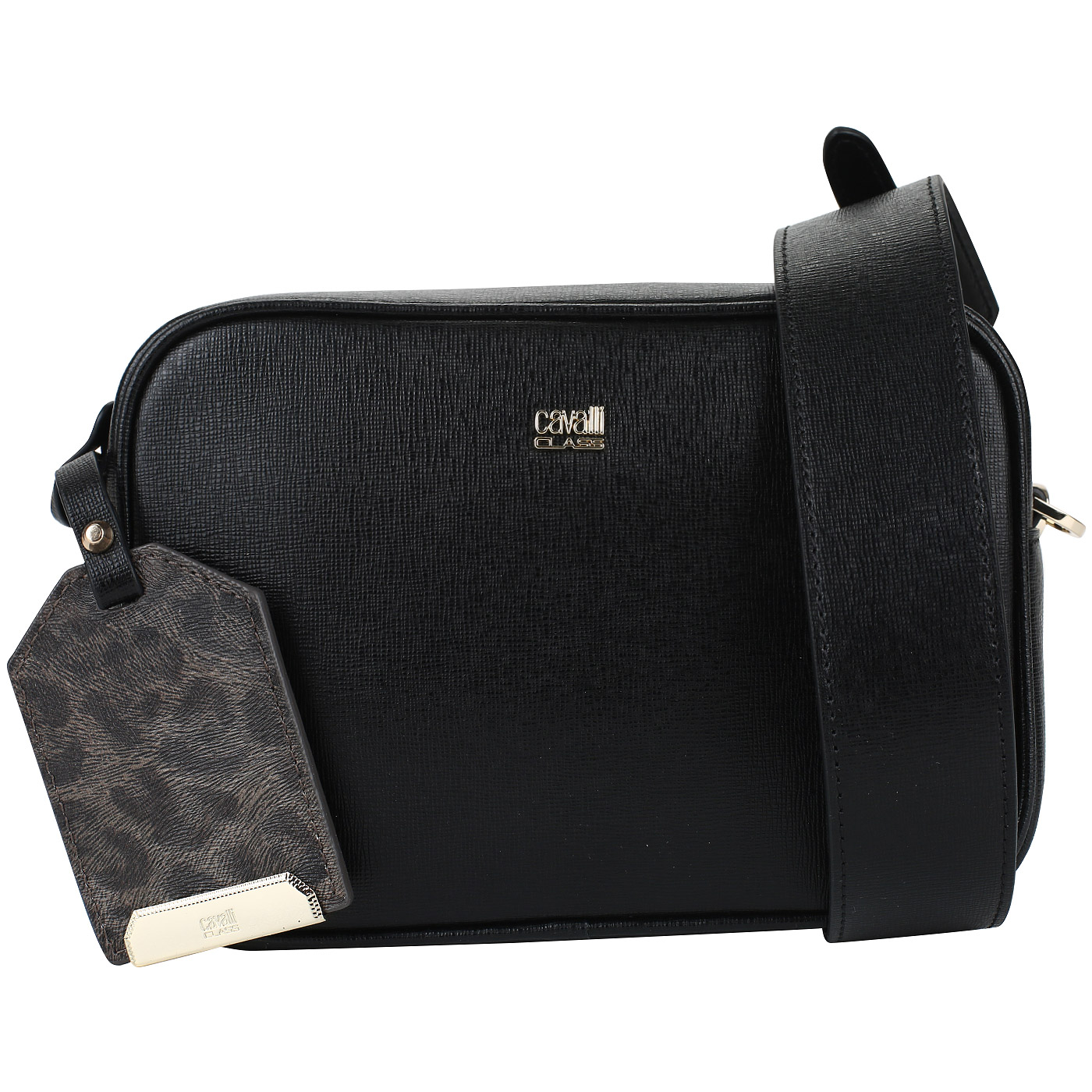 Cavalli Class Тисненая сумочка со съемными ремешками