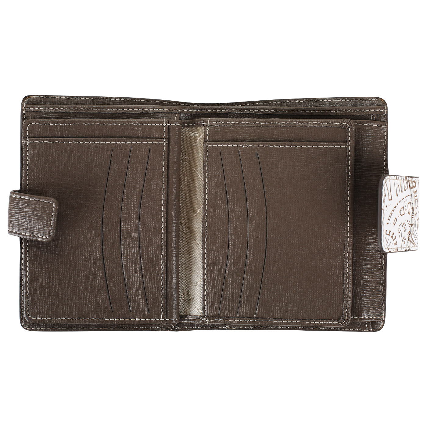 Тисненый кожаный кошелек Chatte Bloom