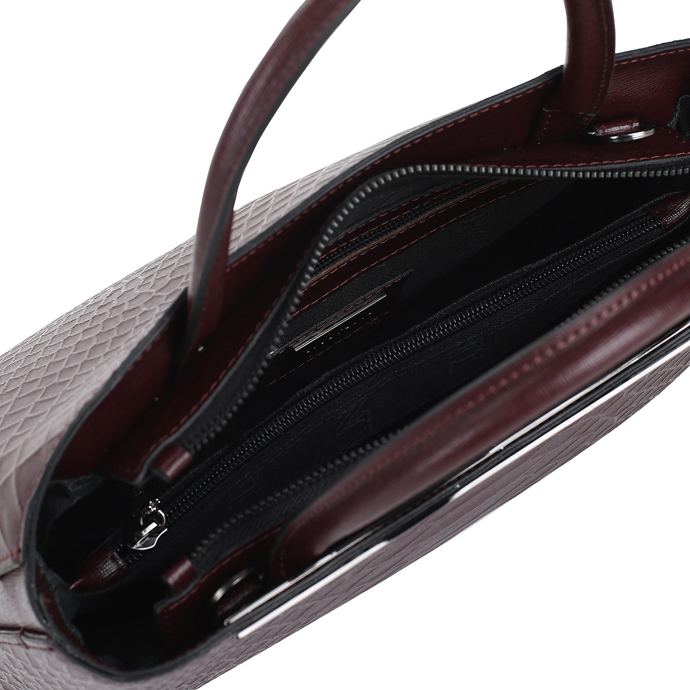 Сафьяновая сумка с отделкой Ripani Kenzia