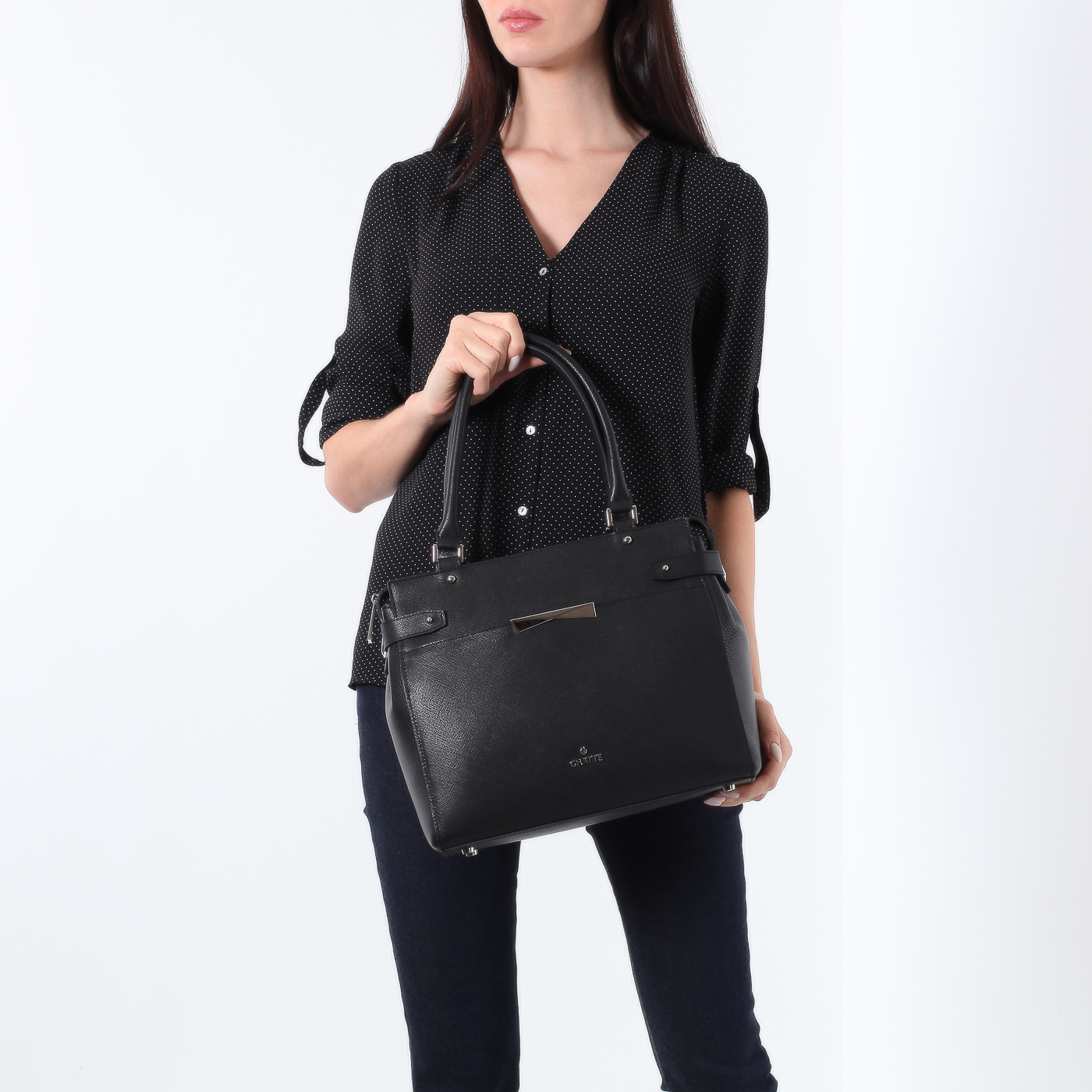 Сумка с тиснением Chatte 