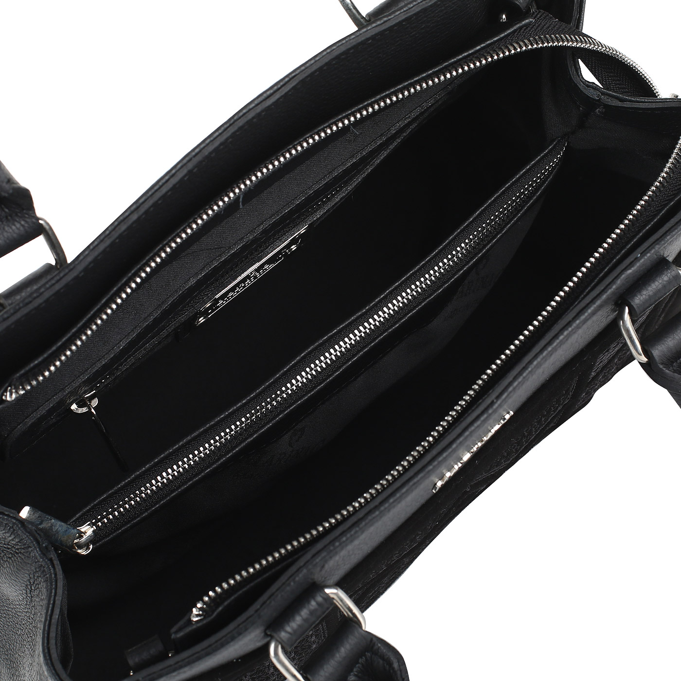 Сумка из замши и кожи на молнии Marina Creazioni 