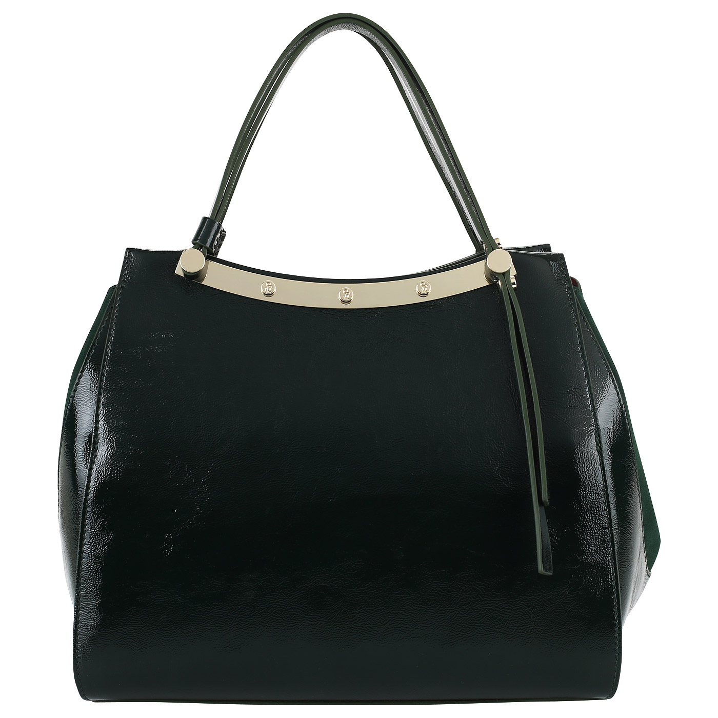 Carlo Salvatelli Сумка из комбинированной кожи