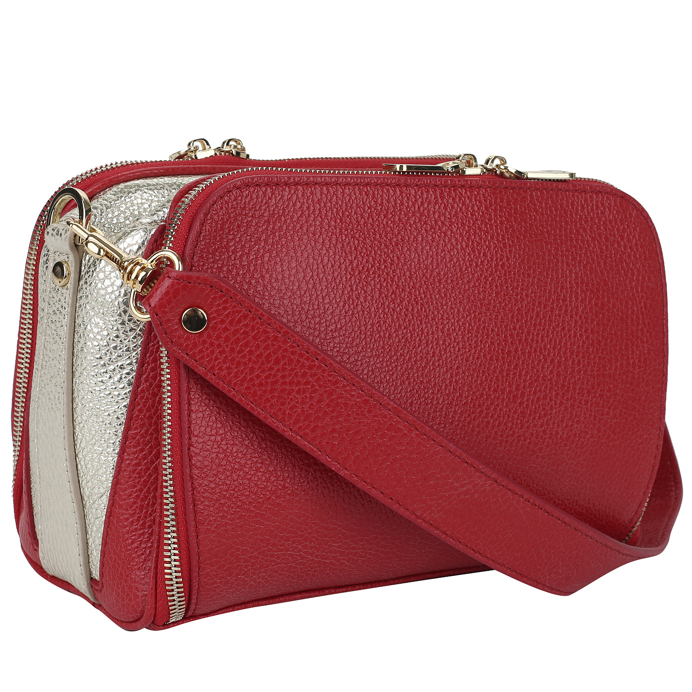 Сумка из кожи Gilda Tonelli Fior Niag Lux Niag Plat