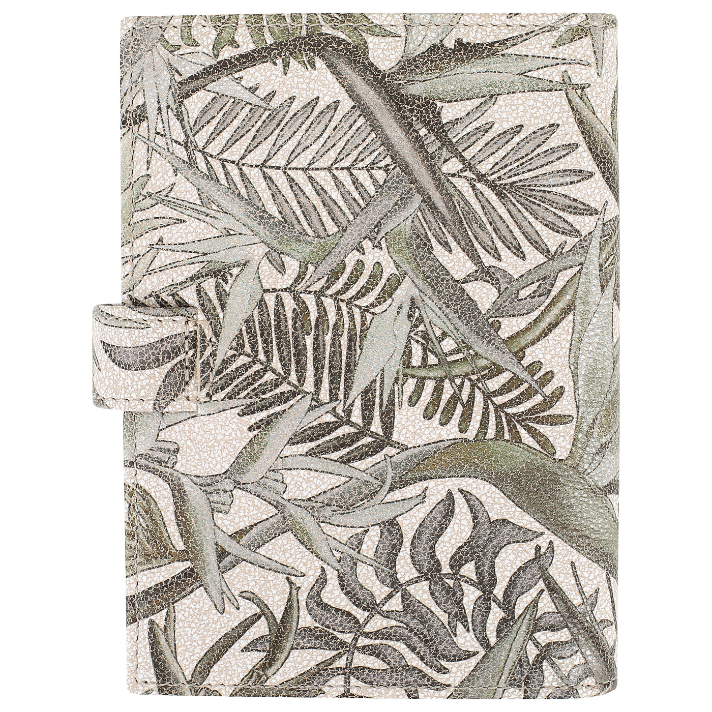 Кожаная обложка для паспорта и автодокументов Aurelli Luna tropico