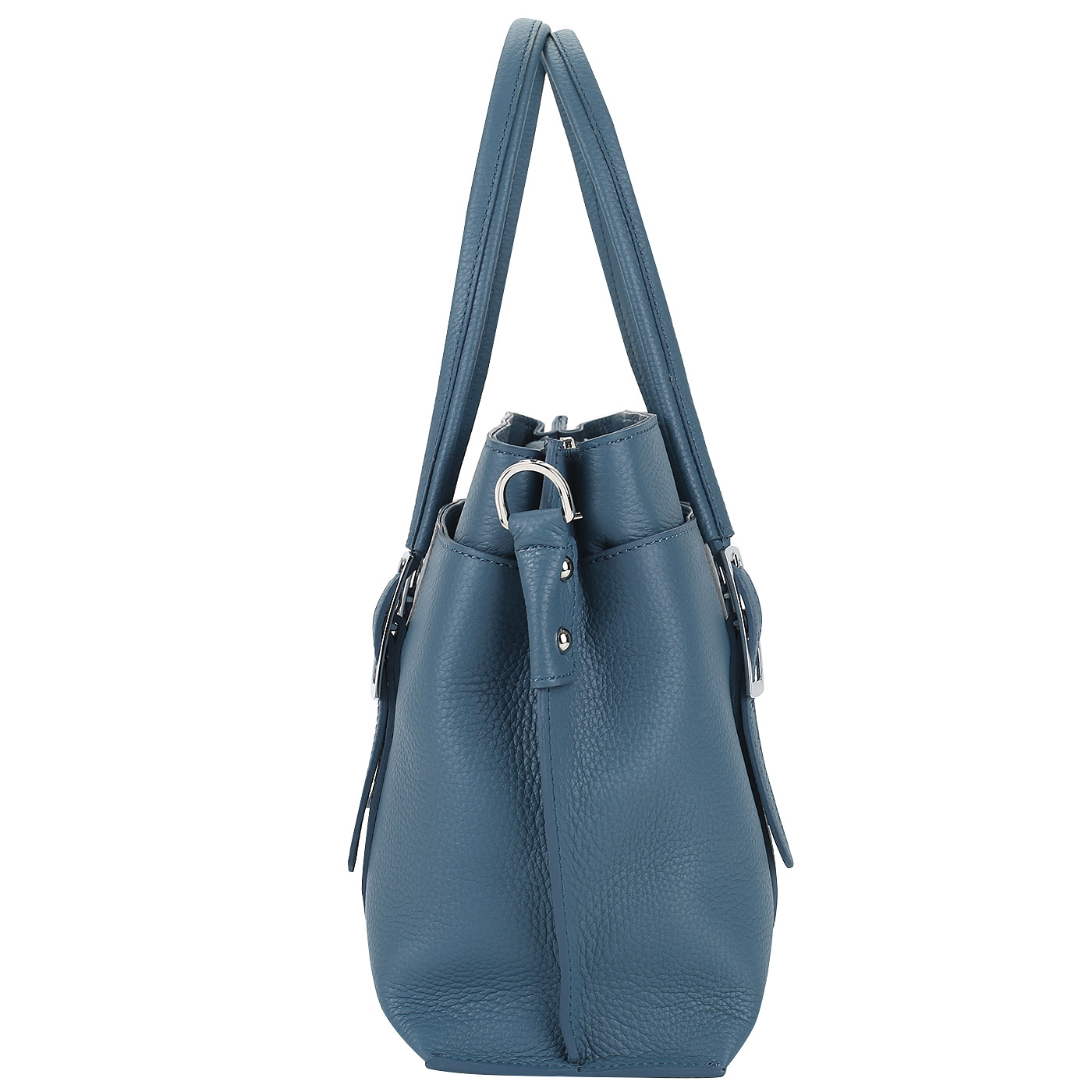 Кожаная сумка с ручками и ремешком Chatte 