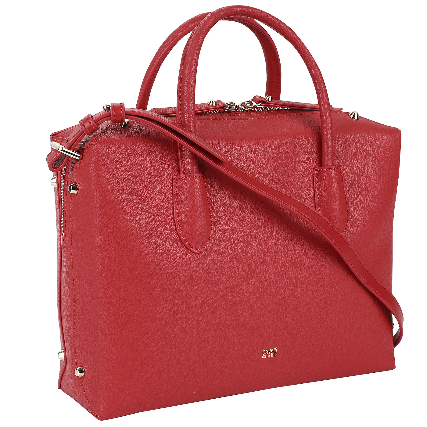 Красная сумка со съемным ремешком Cavalli Class Diva
