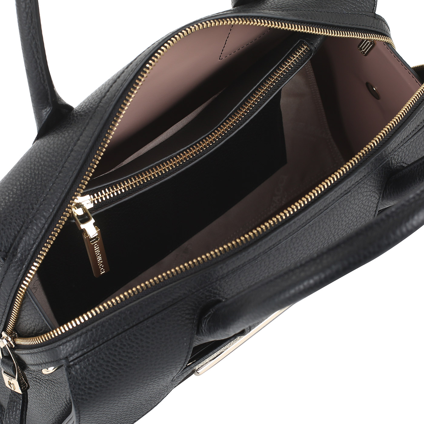 Сумка из кожи и замши Gironacci 