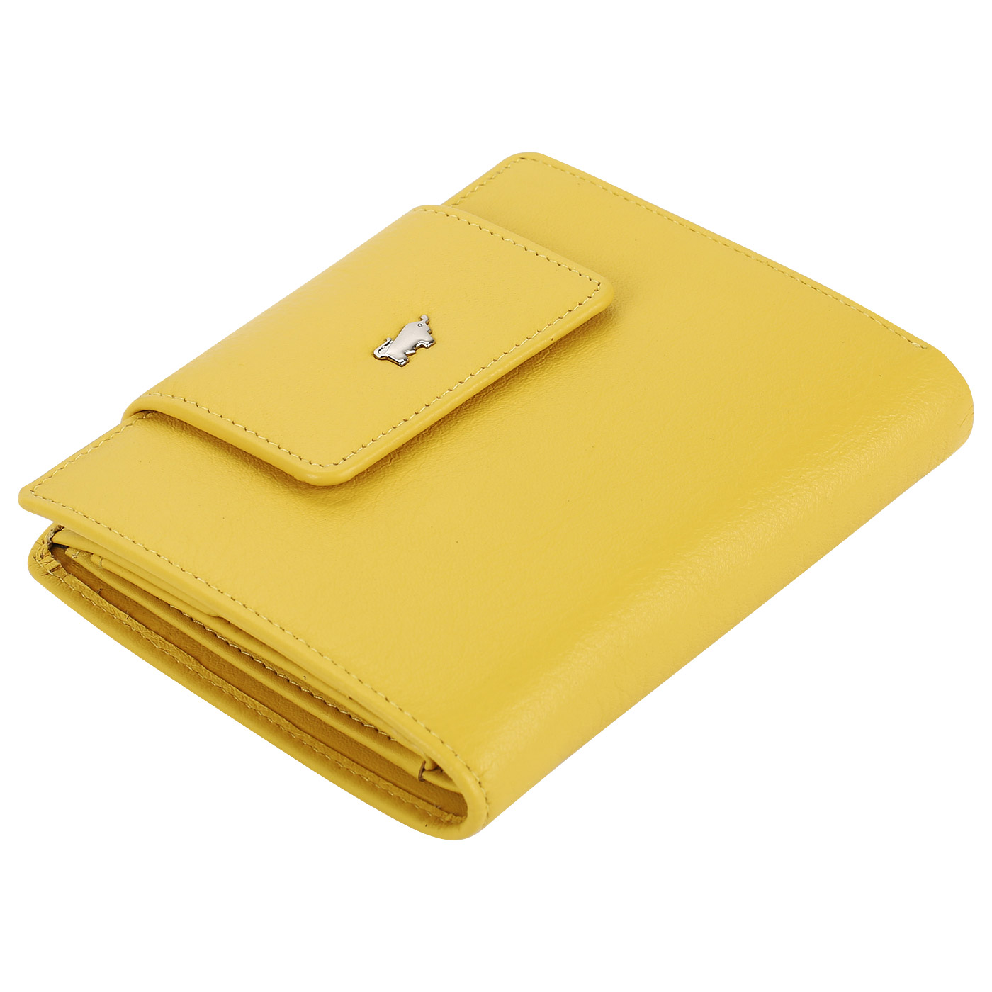 Желтый кожаный кошелек Braun Buffel Miami