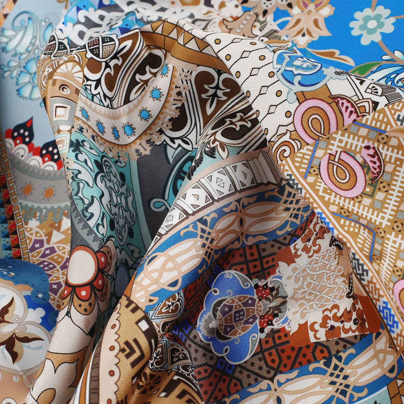 Платок Radical Chic Russian ornament