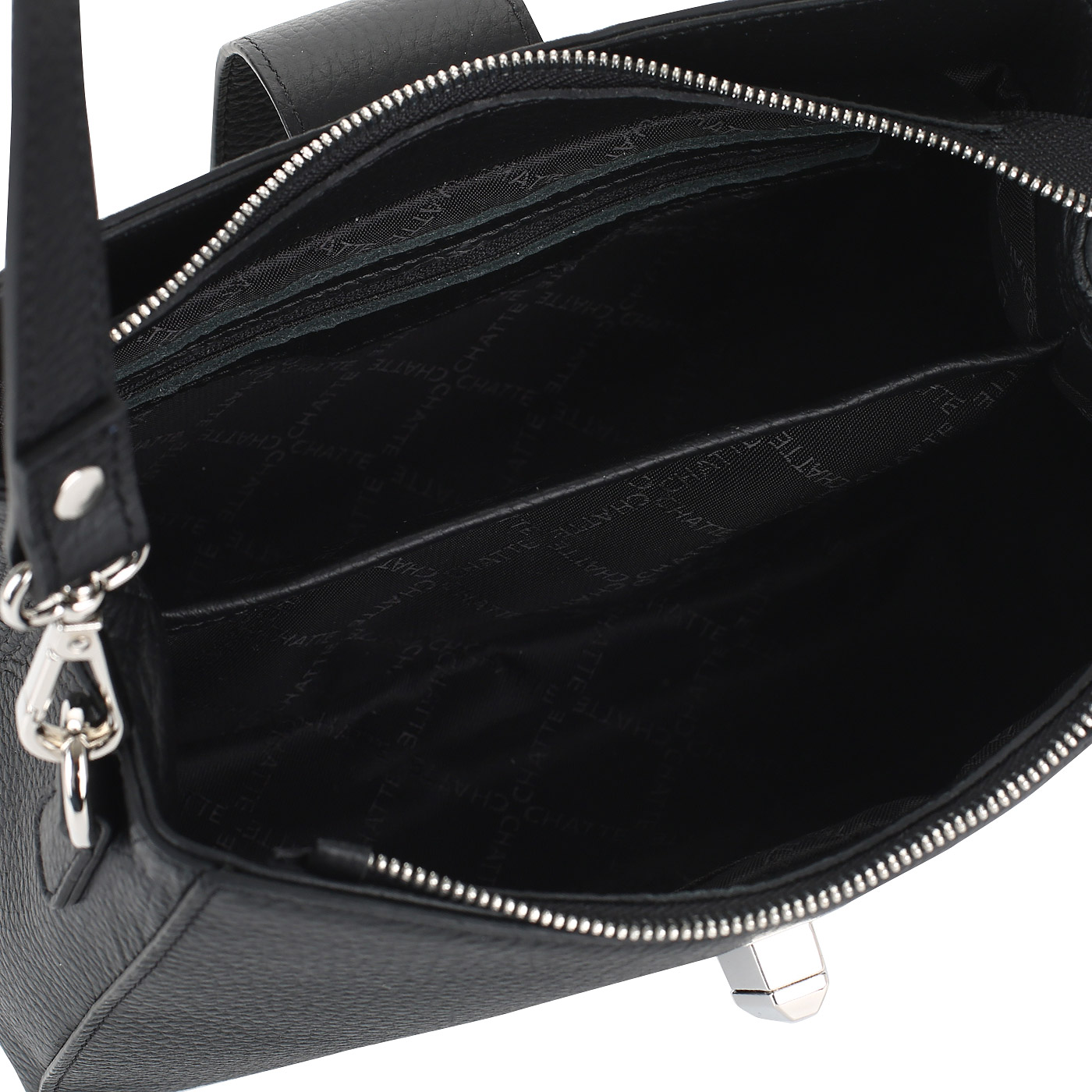 Кожаная сумочка со съемным ремешком Chatte Marseille