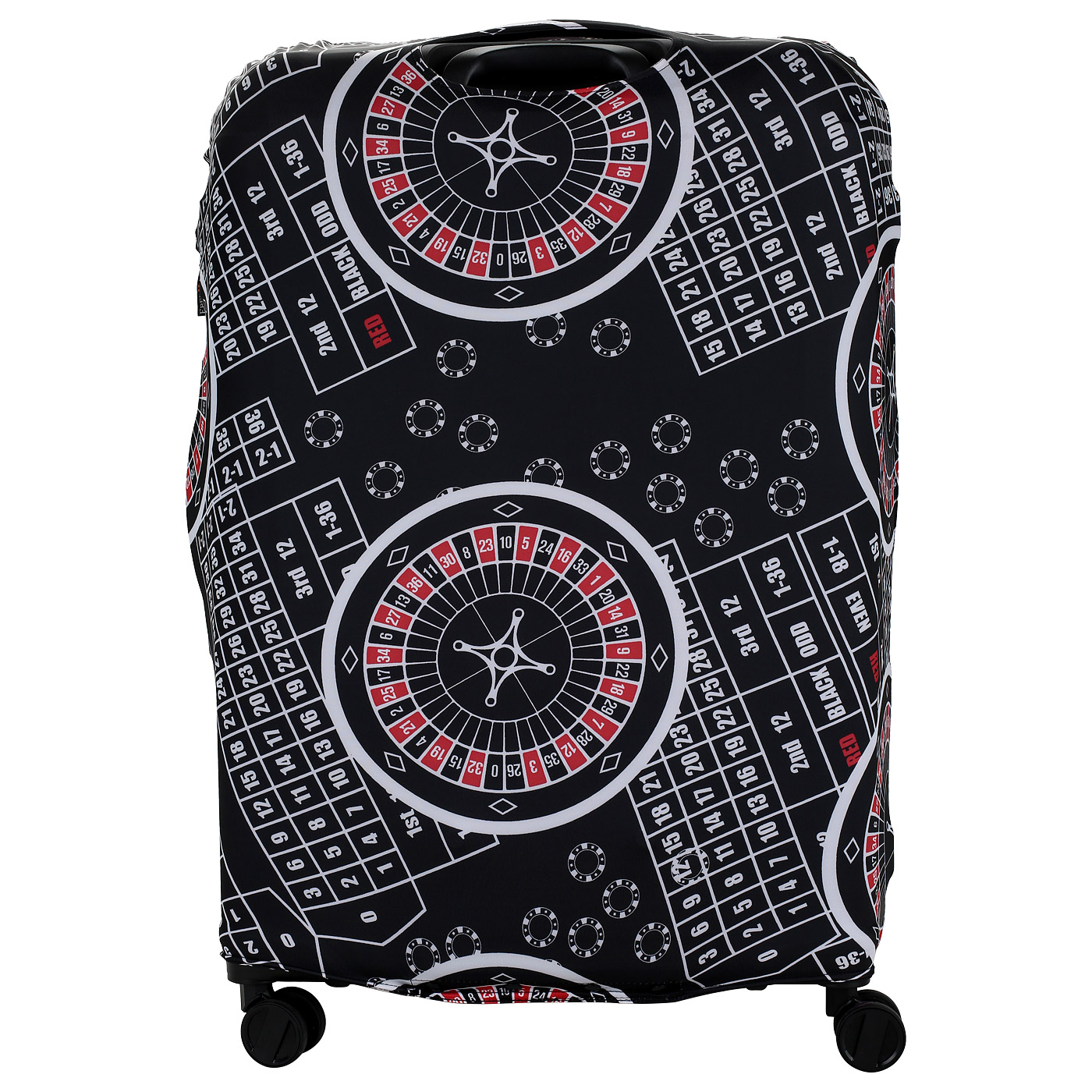 Чехол для чемодана со стильным принтом Eberhart Roulette