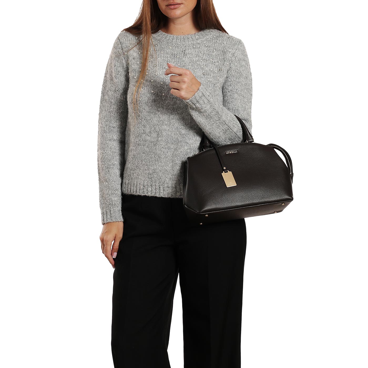 Кожаная сумка Aurelli Soft