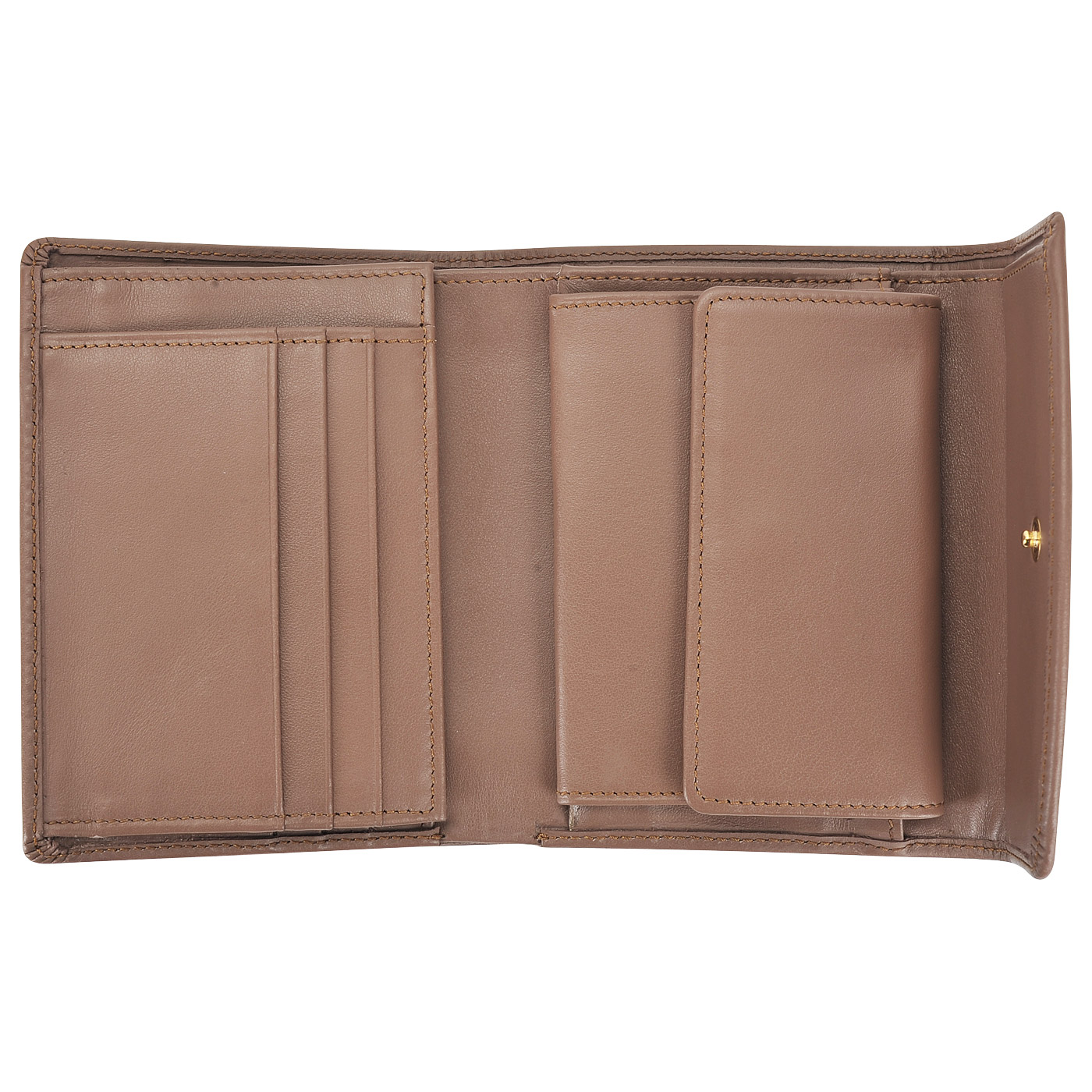 Женское кожаное портмоне на кнопке Chatte Zoe