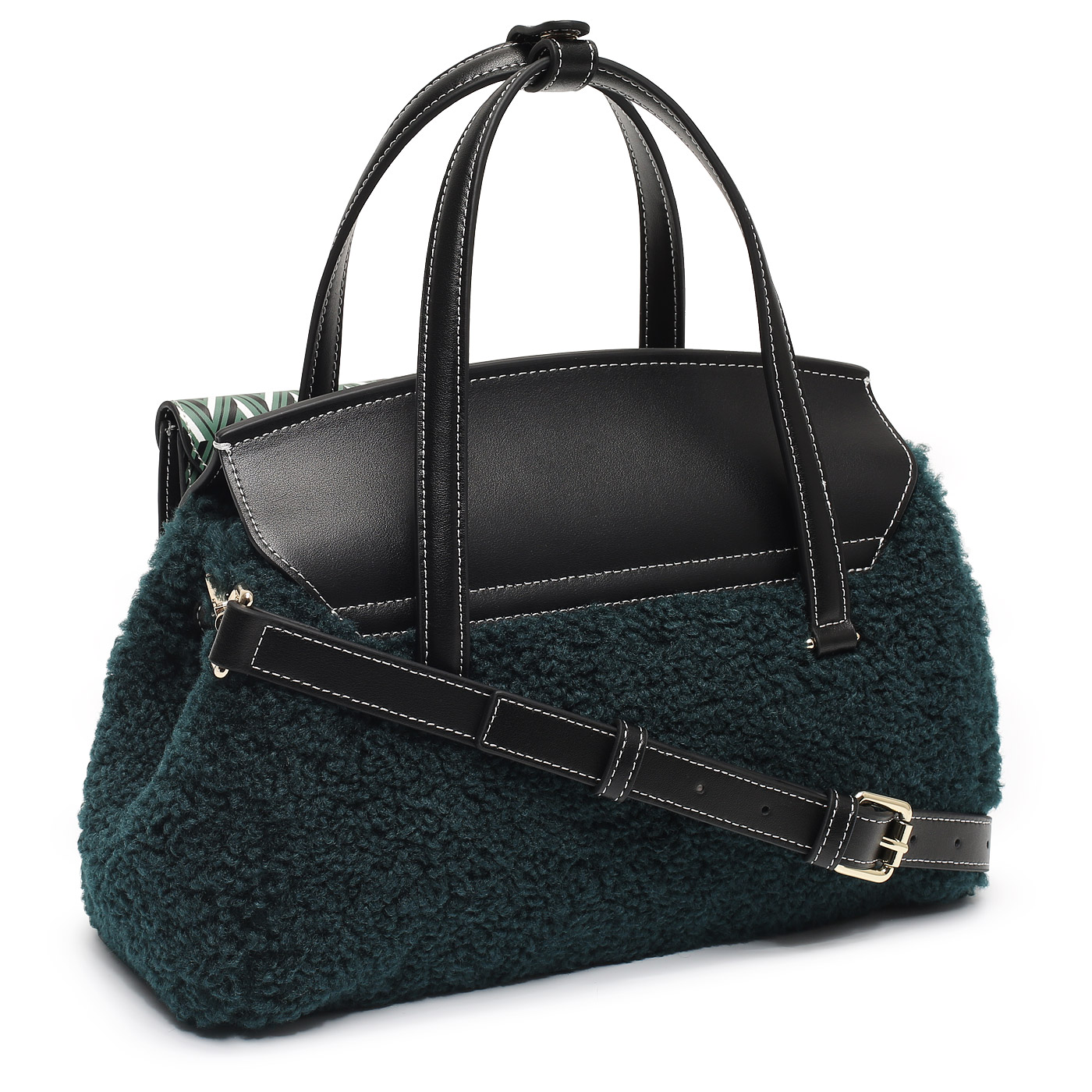 Меховая сумка с брелоком Cromia Isabel