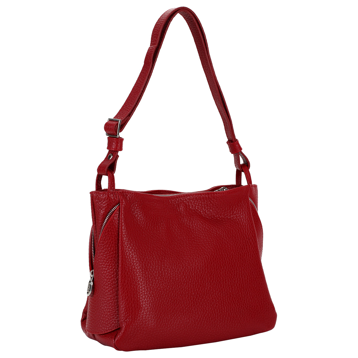 Красная кожаная сумка Sara Burglar Mia