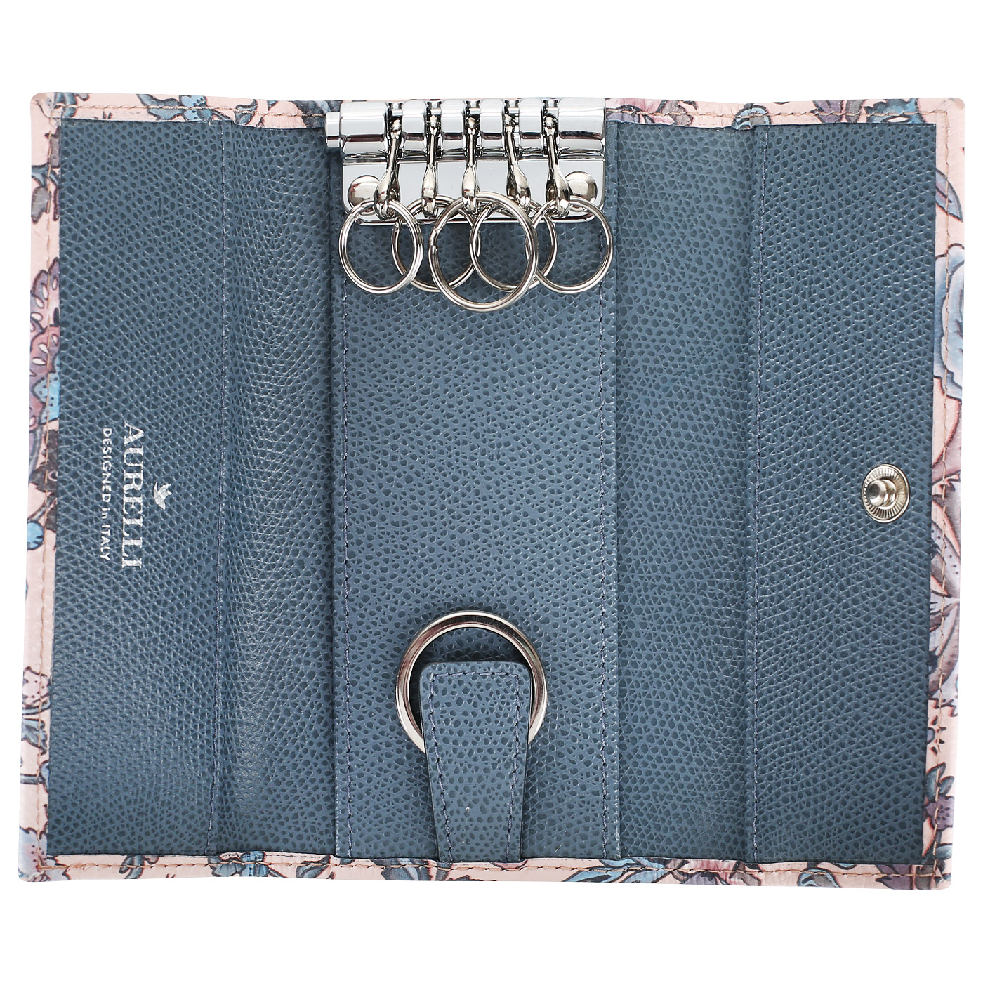 Женская кожаная ключница Aurelli Alma fiore