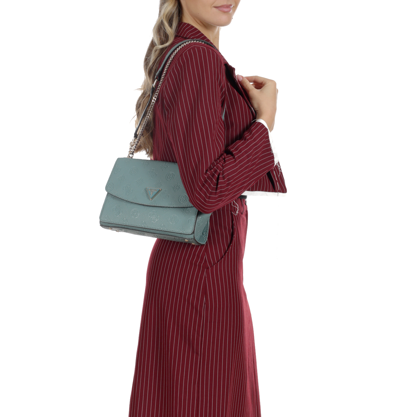 Сумка через плечо с цепочкой Guess Cresidia