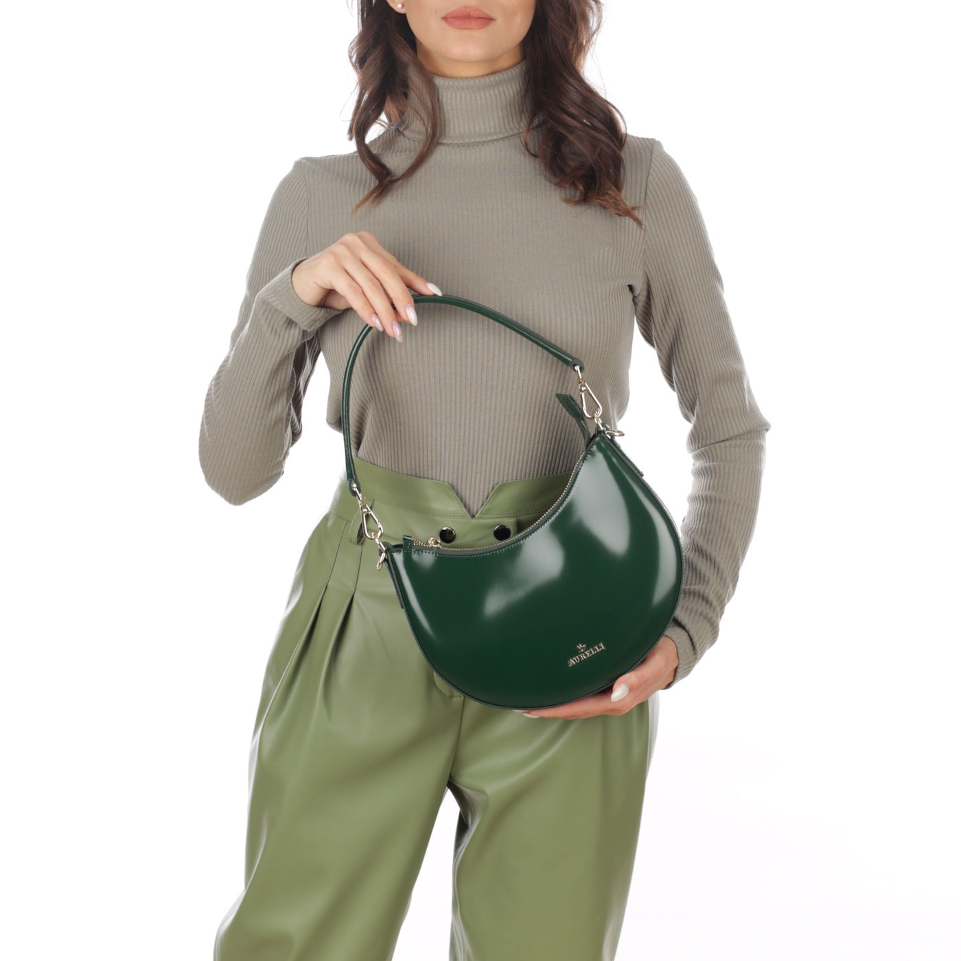 Кожаная сумка Aurelli Pad