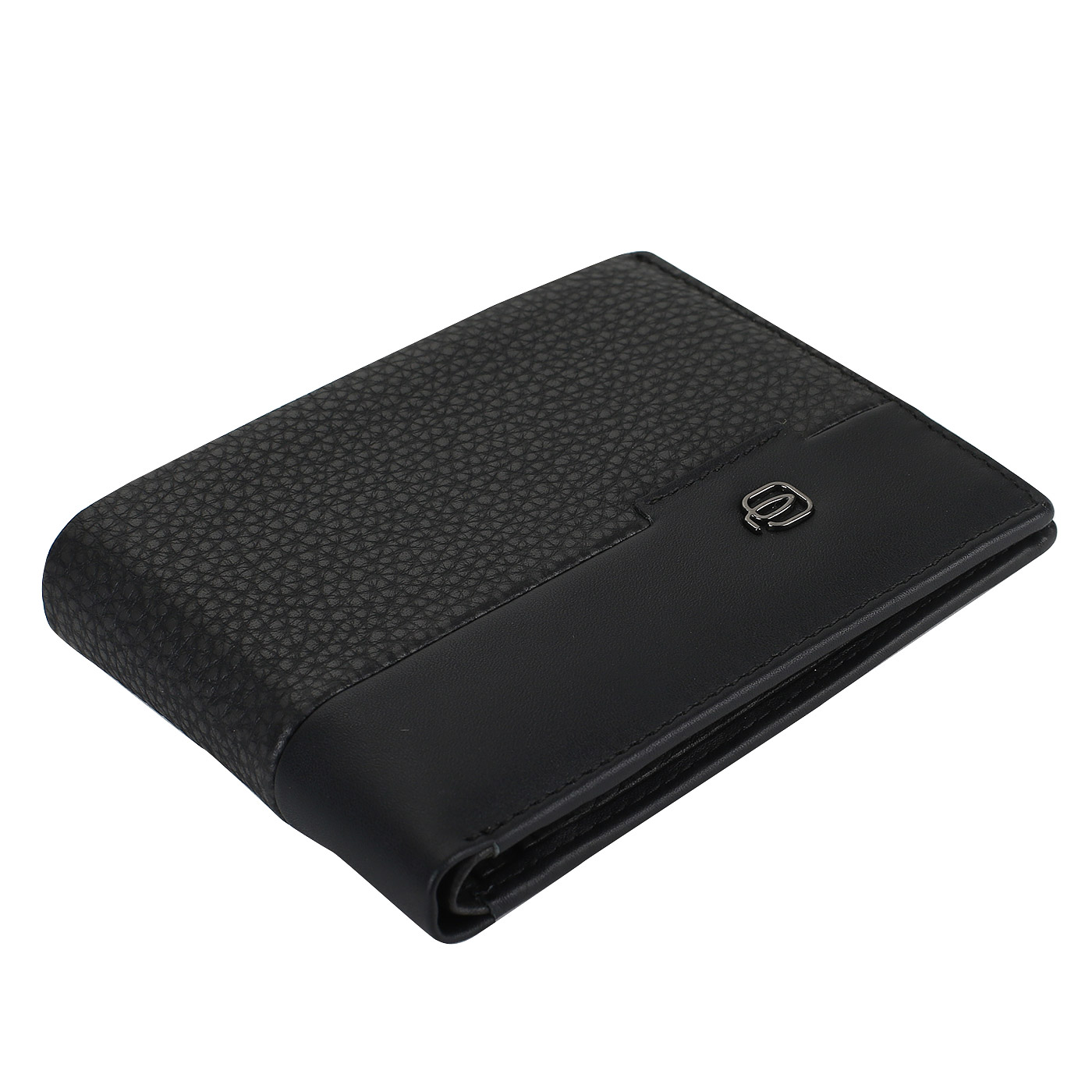 Черное кожаное портмоне Piquadro Line